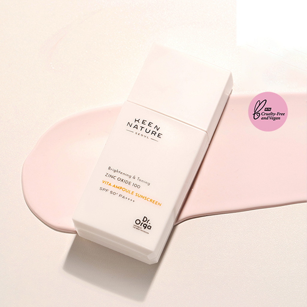 Dr.orga Zinc Oxide 100 Vita Ampoule ครีมกันแดด SPF 50+ PA++++ 35 มล.