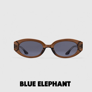 [BLUE Elephant] แว่นตากันแดด คริสตัล สีน้ําตาล สไตล์เกาหลี สําหรับผู้ชาย และผู้หญิง 2023 | สีแฟชั่นสไตล์เกาหลี ส่งตรงจากเกาหลี