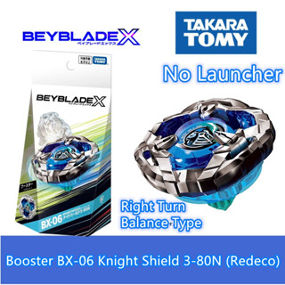 Original Takara Tomy Beyblade-X Booster BX-06 Knight Shield 3-80N (Redeco)