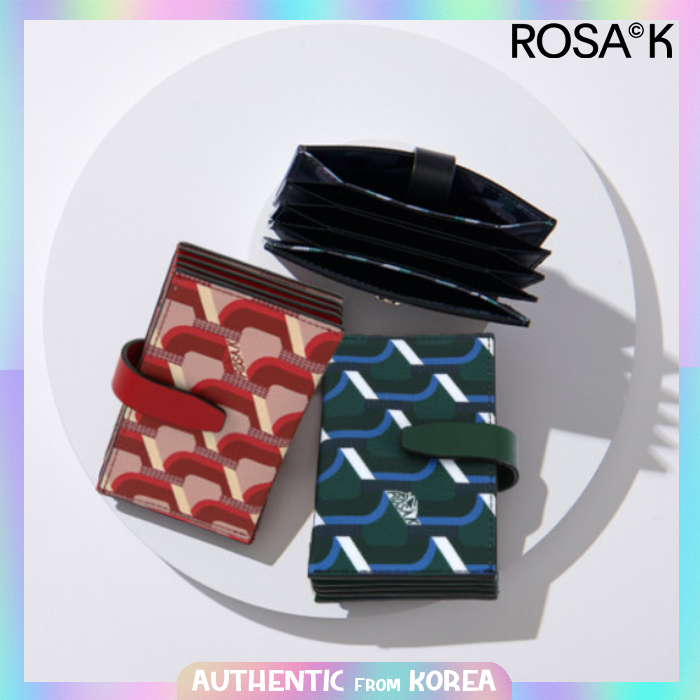 Rosa K Monogram Accordion Wallet_9 สี
