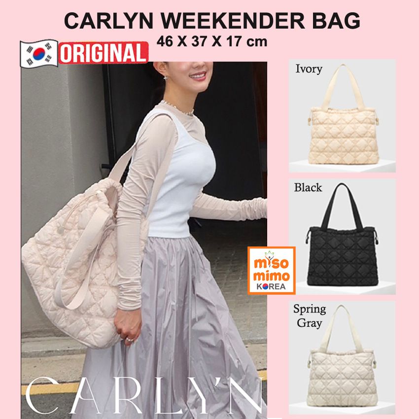 ❤️แท้ / พร้อมส่ง❤️ Carlyn Weekender Bag ของแท้ 100%