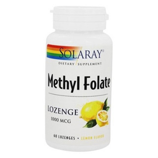 Solaray Methyl กรดโฟลิก มะนาว [60 แคปซูล] 1000 มก.