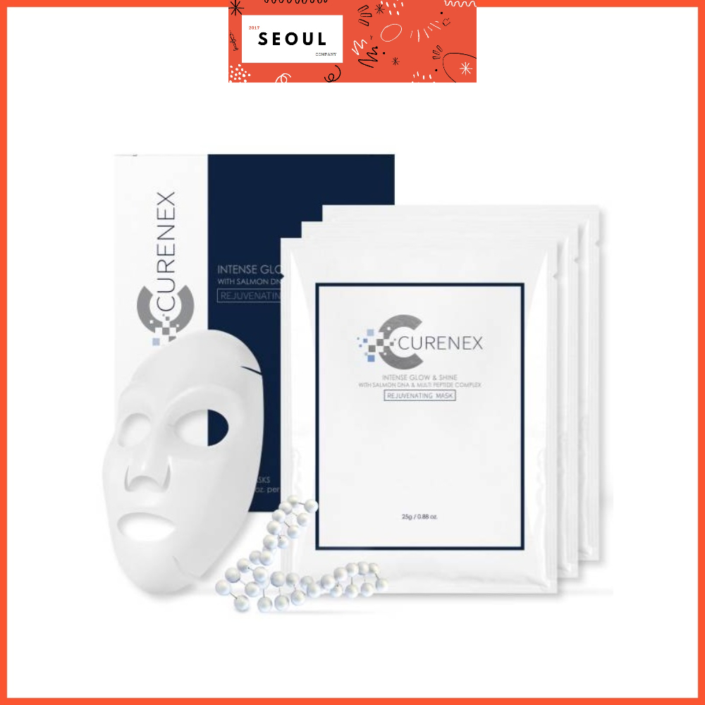 [CURENEX] มาสก์ฟื้นฟูผิวหน้า PDRN SALMON DNA และคอลลาเจน PEPTIDE COMPLEX