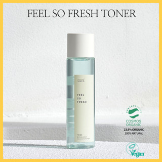 [SIORIS] Feel So Fresh โทนเนอร์ 150 มล. | ให้ความชุ่มชื้น บํารุง วิตามิน pH 4.7 ส่วนผสมจากธรรมชาติ | ออร์แกนิก 90% วิชฮาเซล 5%