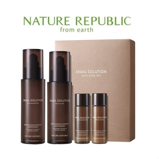 [NATURE REPUBLIC] Snail Solution Skincare Special Set   ชุดผลิตภัณฑ์ดูแลผิว สูตรหอยทาก  สินค้าเกาหลีแท้ๆส่งตรงจากเกาหลี