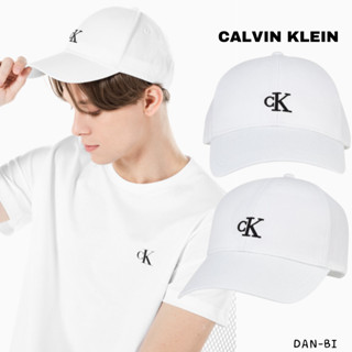 [CALVIN Klein] หมวกแก๊ปลําลอง สีขาว สําหรับผู้ชาย และผู้หญิง ฟรีไซซ์ สินค้าเกาหลีใต้ ของแท้ 100%