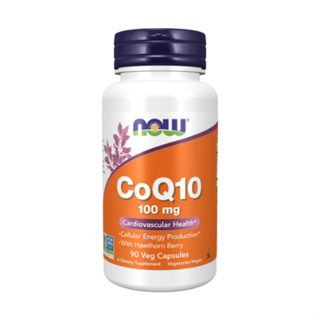 Now foods CoQ10 แคปซูลมังสวิรัติ ไร้กลูเตน 100 มก. 90 ชิ้น × 90 เม็ด × 1 ชิ้น