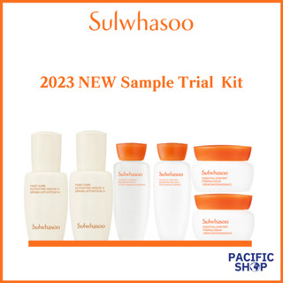 [Sulwhasoo] ชุดทดลองตัวอย่าง &lt;เซรั่มกระตุ้นดูแลผิว 8 มล.*2, ครีมกระชับผิว สบาย 5 มล.*2, น้ําปรับสมดุล สบาย 15 มล., อิมัลชั่น 15 มล.&gt;