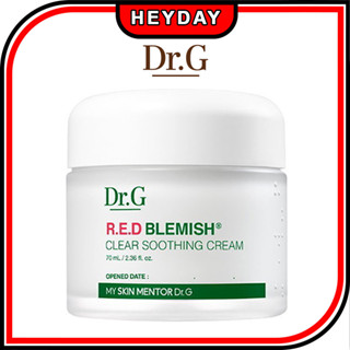 [Dr.G] Red Blemish Clear Soothing cream 70 มล. / ครีมให้ความชุ่มชื้น / ครีมบํารุงผิวผู้หญิง / ครีมหน้าชุ่มชื้น / ใบหน้า