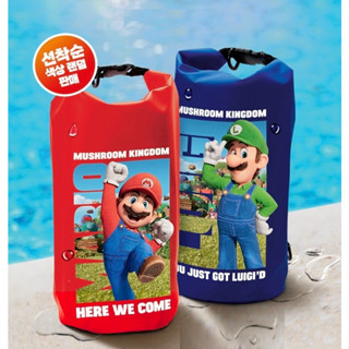 🎀【Last chance/ พร้อมส่ง】 2023 Korea Dominos x Super Mario Dry bag