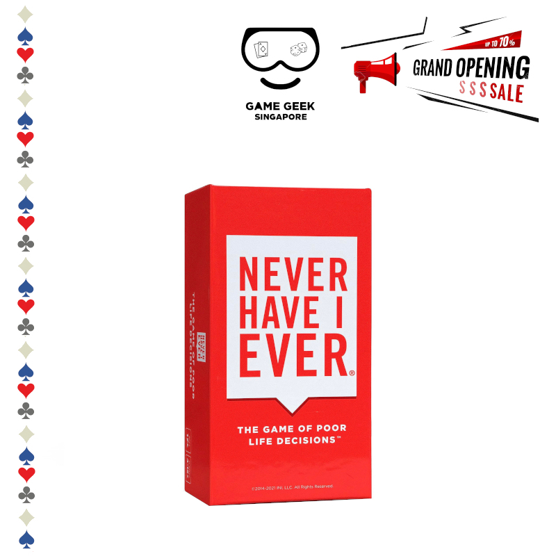 Never Have I Ever a Fun Party การ์ดเกมอายุ 17+