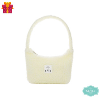 ❤️Emis BOUCLE HOBO BAG-IVORY❤️[น่ารักมาก]