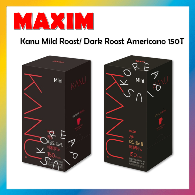 [MAXIM] Kanu Mini Mild Roast Americano / Dark Roast Americano 100tT150T