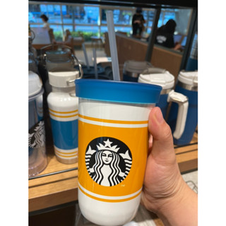 Starbucks Korea 22 SS Hobby Coldcup 473 มล. แก้วน้ําเกาหลี จากเกาหลี