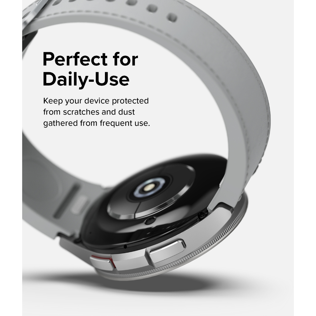 Ringke Bezel Styling สำหรับ Galaxy Watch 6 Classic 47mm น้ำหนักเบากาวกรอบสแตนเลส