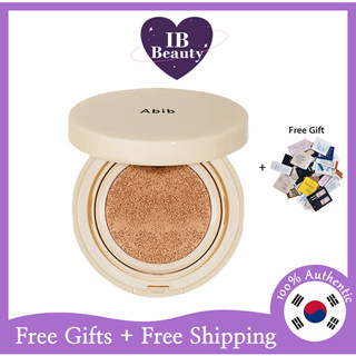 [Abib] Brightening Cushion Compact (พร้อมรีฟิล) ผ้าคลุมหน้ากํามะหยี่ SPF50+ PA+++