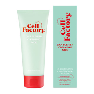 [GD11] Cell FACTORY Cica คลีนซิ่งโฟม ทําความสะอาดผิวอย่างล้ําลึก 130 มล. กรดซาลิไซลิก 0.5% สําหรับผิวบอบบาง เป็นสิวง่าย - บรรเทารอยแดง, ผิวสงบ