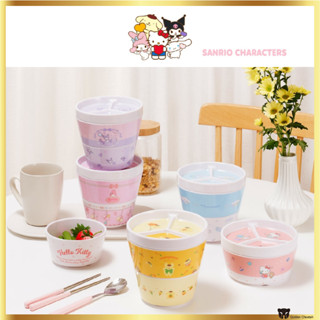 Sanrio ชุดจาน ชาม และชามข้าว ลายตัวละคร 5 แบบ