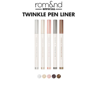 Rom&amp;nd Twinkle ปากกาไลเนอร์ 5 สี