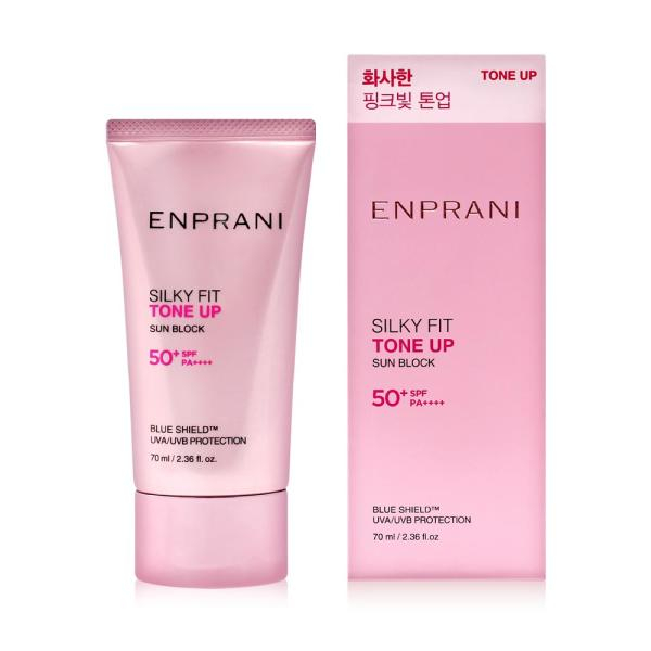 [enprani] ครีมกันแดด Silky Fit Tone Up Sun Block 70ml sunscreen passun akins elta md กันแดดเย็น