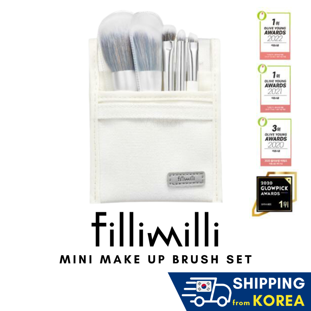 [Fillimilli] ชุดแปรงแต่งหน้า ขนาดเล็ก Mini Make-Up Set (5P)