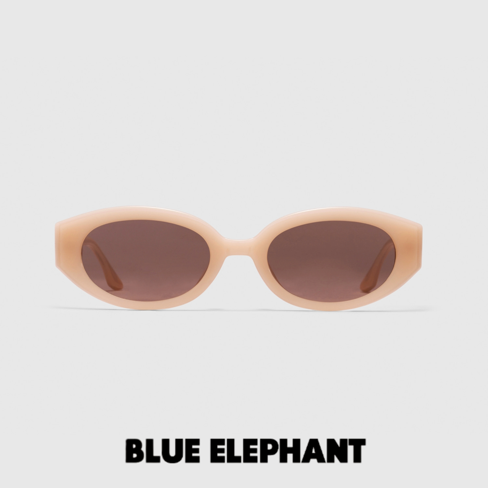 [BLUE Elephant] ใหม่ แว่นตากันแดด RAFFIA สีชมพูเบจ สไตล์เกาหลี | แฟชั่นน่ารัก / สีสุภาพ ไม่ซ้ําใคร / เครื่องประดับแฟชั่นเกาหลี | ส่งตรงจากเกาหลี