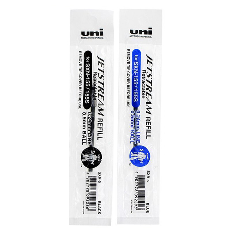 ️Flash ️ Uni Jetstream Pen Refill SXR-5 0.5mm (สําหรับ SXN-155 / 155SS)