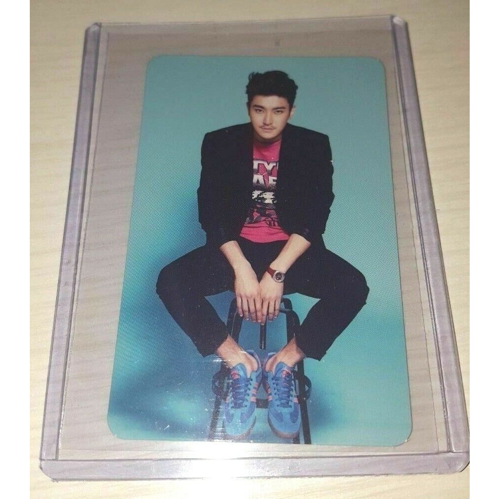 การ์ดภาพถ่ายอย่างเป็นทางการ Super Junior Siwon Korea - Swing Kr