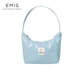 [EMIS] Bag_กระเป๋าสะพายไหล่ เคลือบสีฟ้า