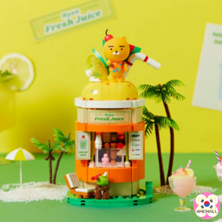 ฟิกเกอร์ Kakao Friends Dessert Brick Lemon Soda Ryan สําหรับตกแต่งบ้าน