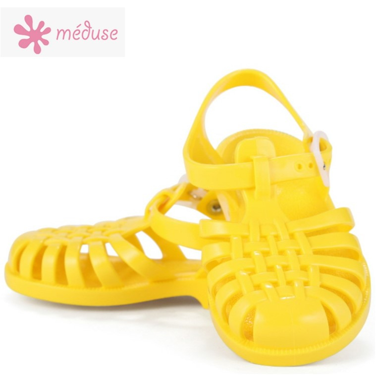 [MEDUSE] Sun201 JAUNE Sandal(YELLOW) รองเท้าแตะ สไตล์ฝรั่งเศส น้ําหนักเบา สําหรับเด็กผู้หญิง