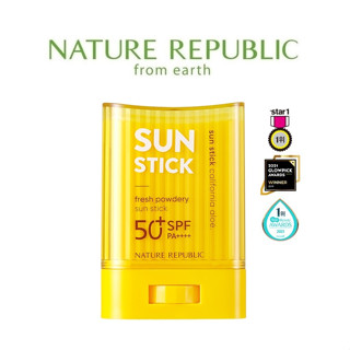 [NATURE REPUBLIC] California Aloe Fresh Powdery Sun Stick 24g  ครีมกันแดด สูตรผงว่านหางจระเข้  สินค้าเกาหลีแท้ๆส่งตรงจากเกาหลี