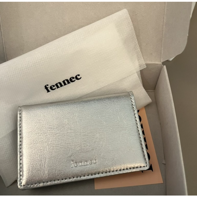 [FENNEC] 23 S/S CRINKLE SOFT CARD CASE /แท้ 100% / 5 COLORS CARD POCKET wallet / WOMEN CUTE KOREAN STYLE - รูปที่ 2