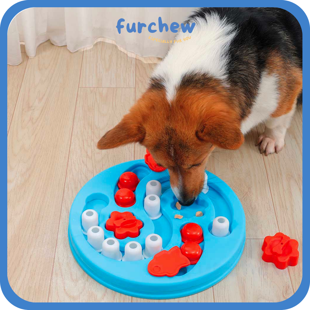 [SG] Pet Interactive Challenge IQ Toys for Dogs & Puppies - Snuffle Game Hide Treats Puzzle Toys
