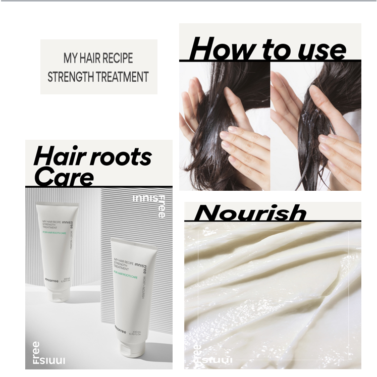 [innisfree] My Hair Recipe Shampoo/ treatment/Tonic Essence - รูปที่ 4
