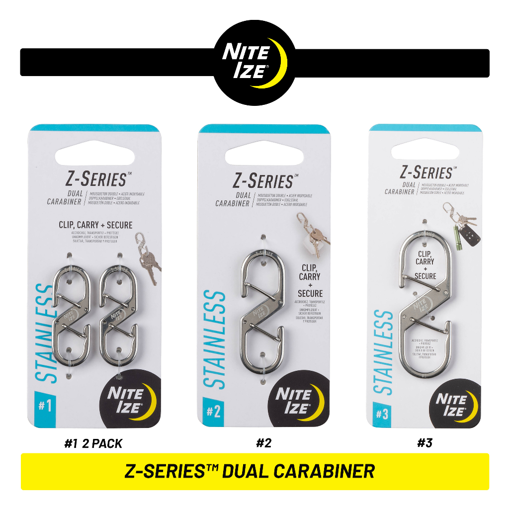 คาราบิเนอร์คู่ Nite Ize Z-Series