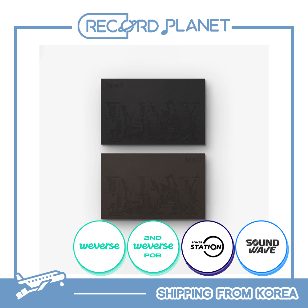[POB] Agust D (BTS SUGA) - 'D-DAY' _Photobook Ver. + FREE GIFT