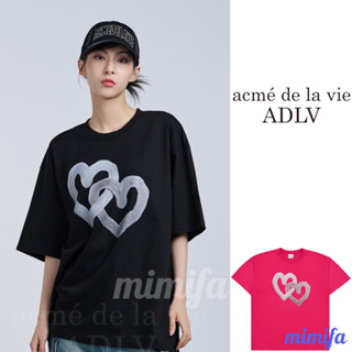 เสื้อยืดแขนสั้น พิมพ์ลายหัวใจ ADLV ARTWORK สําหรับผู้ชาย