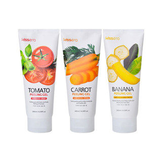 kissera carrot, tomato, banana peeling gel 180ml 3types