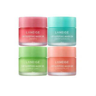 [LANEIGE] ลิปสลีปปิ้งมาสก์ 20 กรัม 3 กรัม : เบอร์รี่ แอปเปิ้ลไรม์ เกรปฟรุต มินต์ช็อคโกแลต