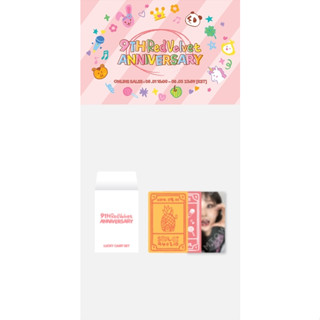 [PREORDER] Red Velvet 9th Anniversary Lucky Card Set