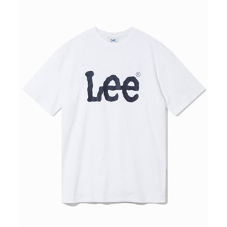 [Lee] เสื้อยืด พิมพ์ลายโลโก้ Big Twitch สีขาว