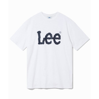 [Lee] เสื้อยืด พิมพ์ลายโลโก้ Big Twitch สีขาว