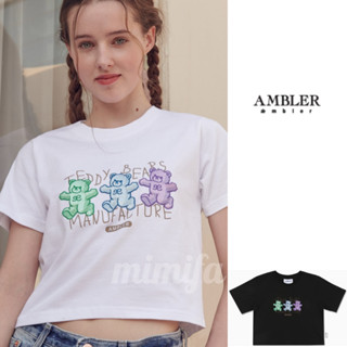 Ambler เสื้อยืดครอป ลายตุ๊กตา