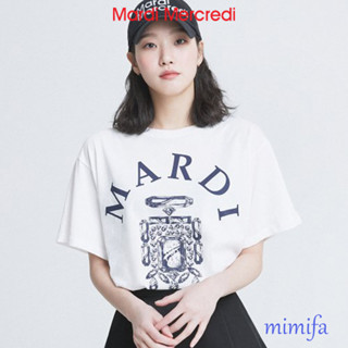 [MARDI Mercredi] เสื้อยืด BIJOU MARDI แฟชั่นเกาหลี ของแท้ 100% Kim GoEun