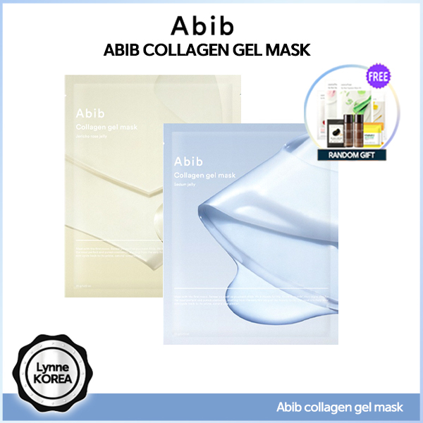 [1P/ 5p] ABIB มาส์กคอลลาเจนเจล 2 แบบ / มาส์กหน้า