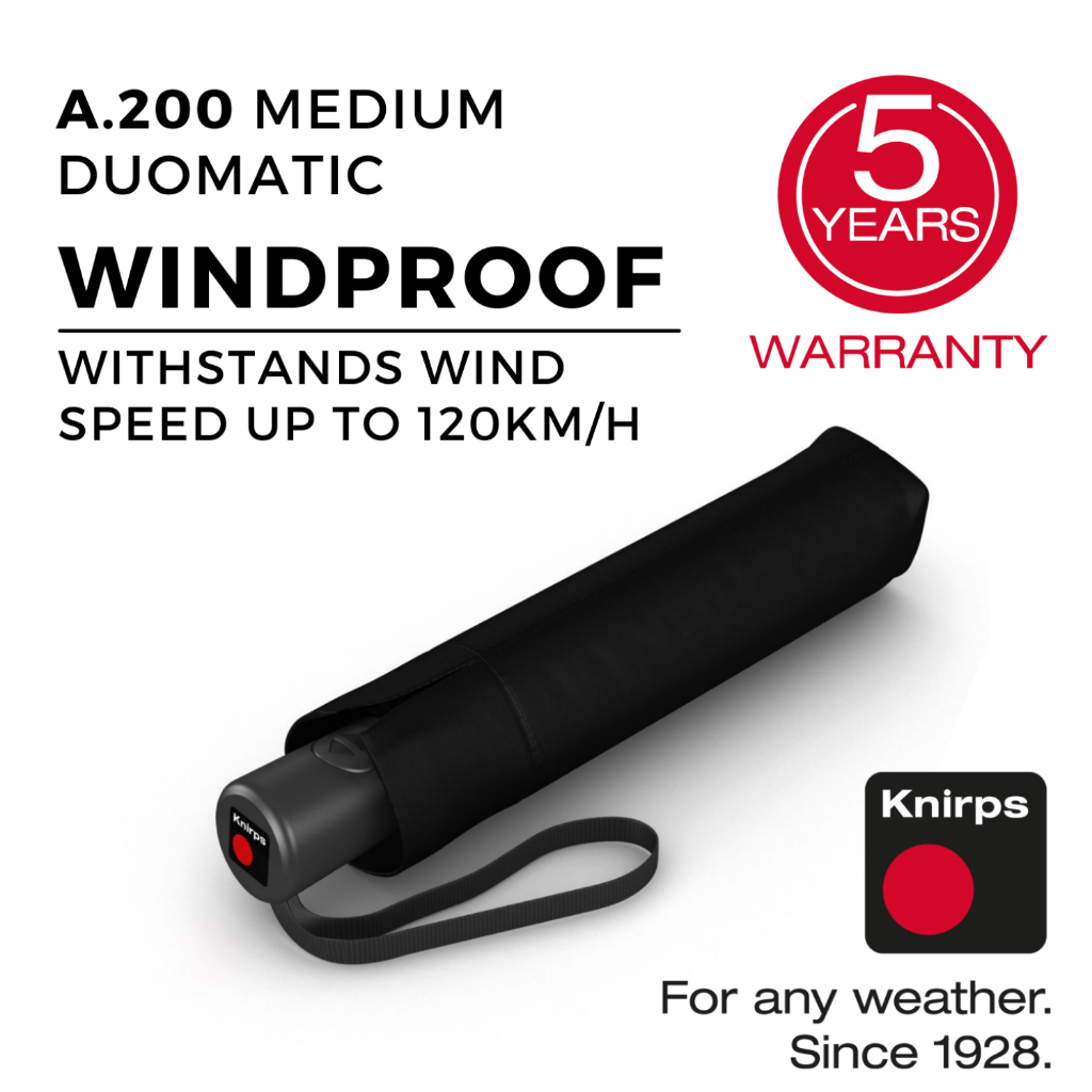 Knirps A.200 ร่มดูโอเมติกขนาดกลาง