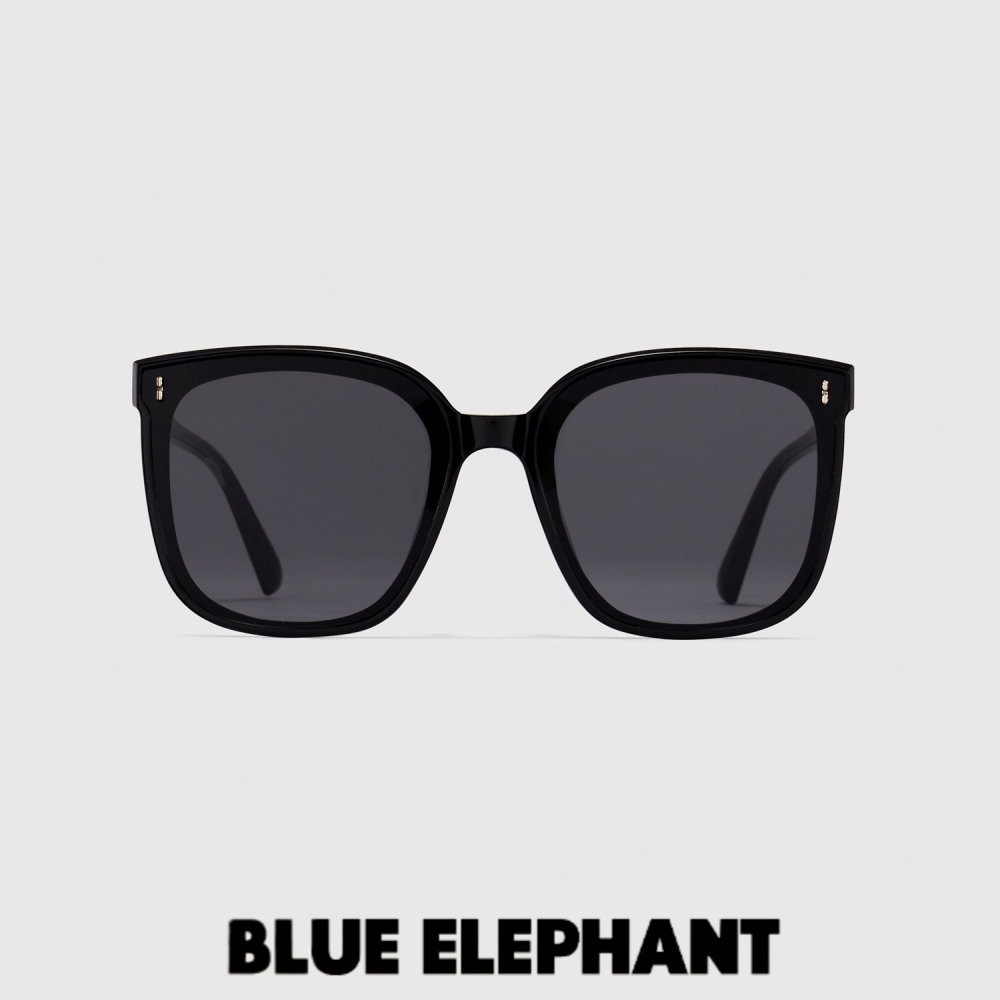[BLUE Elephant] สีรุ้ง สีดํา | แว่นตากันแดด สไตล์เกาหลี | กรอบสี่เหลี่ยมผืนผ้า ป้องกันรังสียูวี สําหรับผู้ชาย และผู้หญิง | ส่งตรงจากเกาหลี เป็นที่นิยม