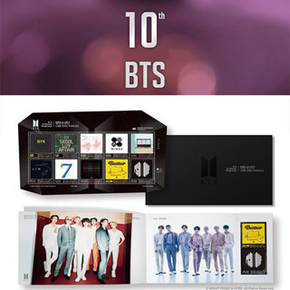 [ลิมิเต็ดอิดิชั่น Bts ครบรอบ 10 ปี แพ็คเก็ตแสตมป์ที่ระลึก และแพ็กเกจหนังสือ ขนาดเล็ก] พรีออเดอร์ สินค้าของแท้จากเกาหลี