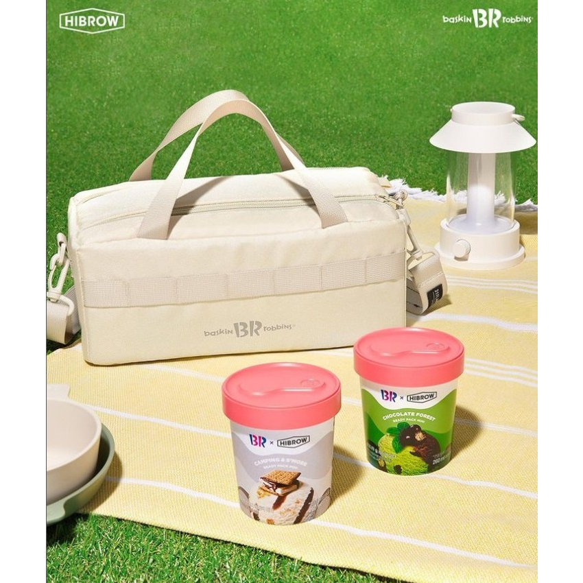 🎀【พร้อมส่ง】 Hibrow x Baskin Robbins Cooler bag